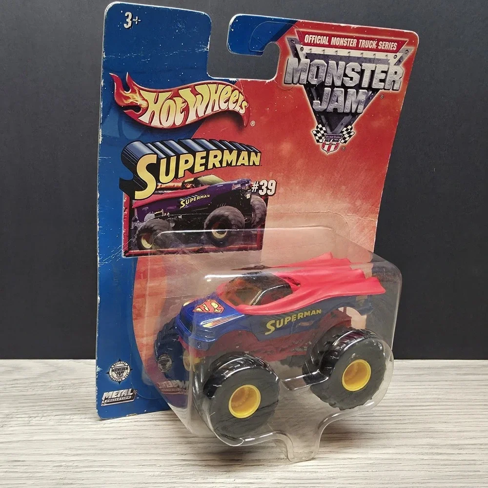 Vintage 2003 Hotwheels Monster Jam - Superman  - Metal Collection - Unopened